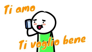 "I love you" in Italian ("ti amo" vs "ti voglio bene")