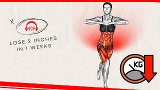 ➜ lose 2 inches in 1 weeks to reduce waist size ➜ 10-min standing workout