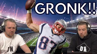 Were British Guys Impressed by Rob Gronkowski? (FIRST TIME REACTION)