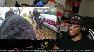 Wanted Man Plays Video Game While Police Await Arrest at the Door REACTION!!