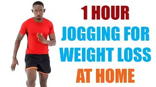 1 Hour Jogging For Weight Loss at Home 🔥 Burn 700 Calories Jogging in Place 🔥