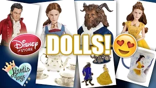 DISNEY STORE Beauty and The Beast Live Action Dolls & Merchandise | REACTION / Thoughts - JChat