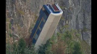 Mission Impossible filming in Darlton Quarry. Second day of filming when the carriage was dropped