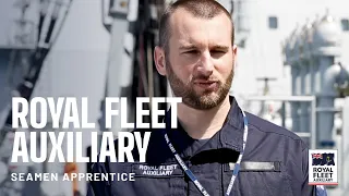 Working as a Seamanship Apprentice in the Royal Fleet Auxiliary