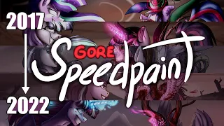 [MLP SPEEDPAINT] Friendship is gone! REDRAW 5 /GORE/13+/