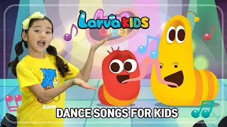 ★BEST DANCE SONGS FOR KIDS★ | Larva KIDS | kids dance song | compilation | 10min