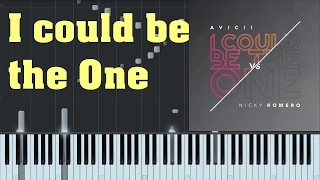 [EASY] I could be the one - AVICII - Synthesia Piano Tutorial
