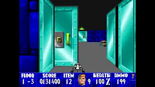 Wolfenstein 3D (Mac-enstein 3D) - Episode 1: Escape from Wolfenstein - E1M3 (1995) [MacPlay]