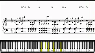 Oceans - Hillsong United - Partitura-Piano