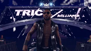 WWE 2k24: Trick Williams entrance (with Booker T aldibs w/ crowd chants)