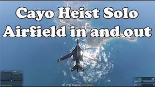 Gta Cayo Perico Heist Solo - Halo jump - Airfield entry and exit