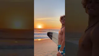 Cute Surfer Guys MARCO MIGNOT Chill At The Beach