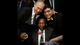 Putin X Maradona X Pelé 🇷🇺🇧🇷🇦🇷 #shorts #viral #funny #trending