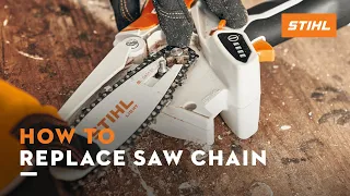 STIHL GTA 26 | How To Replace The Saw Chain | Instruction