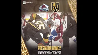 NHL PS4. PRESEASON GAME 09.28.2021: Colorado AVALANCHE VS Vegas GOLDEN KNIGHTS (NBCSN) !