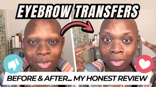 How do Temporary Eyebrow Tattoos Work | Color choice dark skin | My Two Brows