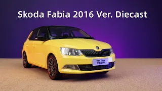 Unboxing a 1:18 Skoda Fabia 2016 Version Original Alloy Diecast Toy Car Model