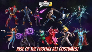 Marvel Ultimate Alliance 3 - 12 New Alternate Costumes From The Rise of the Phoenix DLC Announced!