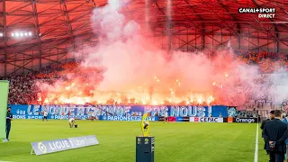 OM 3-1 ASSE • L'entrée des joueurs dans un Vélodrome BOUILLANT ! • HD