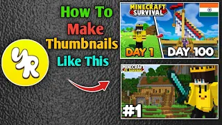 The Minecraft Thumbnail SECRET Revealed || Best Thumbnail Like@Yupprikshuu
