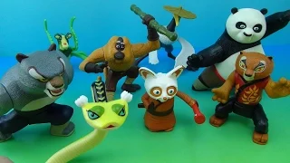 KUNG FU PANDA MCDONALD'S HAPPY MEAL 2008 FULL COLLECTION REVIEW
