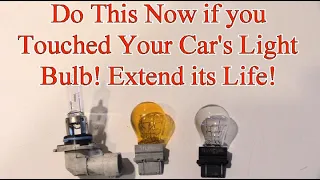 If you Touched your Bulb? Do This Now to Extend Your Car's Light Bulb Life!