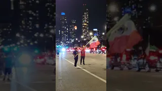 Mexican Independence day celebration, Downtown Chicago. 2021