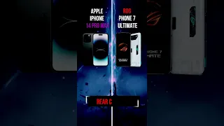 Apple IPhone 14 Pro Max vs Asus ROG Phone 7 Ultimate #shorts  #rog  #asus  #apple