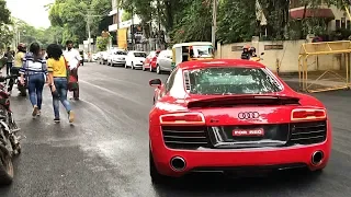 SUPERCARS IN INDIA (BANGALORE) JUNE 2018 - Murcielago, Capristo R8's & more