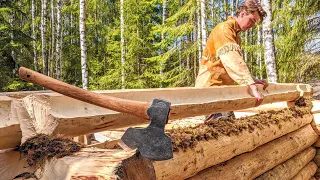 How To get a PERFECT Seal Log Cabin | 14 | - One Man Traditional Log Cabin series
