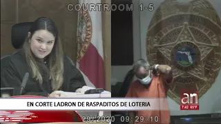 En corte ladrón de raspaditos de lotería