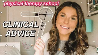 HOW TO PREPARE FOR CLINICAL ROTATIONS | physical therapy student clinical advice!