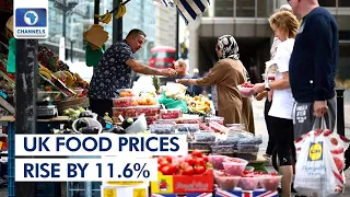 UK Food Prices Rise By 11.6%, Fastest Rate On Record