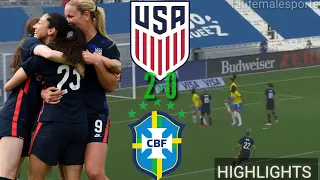 USA vs Brazil - SheBelivesCup