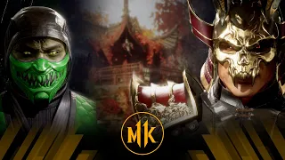 Mortal Kombat 11 - Deadly Hybrid Scorpion Vs Shao Kahn (Very Hard)