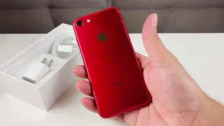 iPhone 7 Product RED from Mercari Unboxing