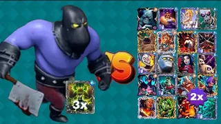 executioner +3 GG vs All card's 2x//castle crush