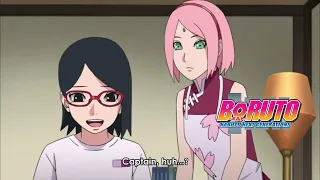 Sarada drooling over captaincy after becoming Chunin | captain of Team 7