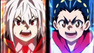 Beyblade burst sparking episode 48 AMV Valt And Rantaro vs Shu And Lane