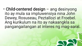 Learner-Centered Design