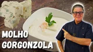 Como fazer MOLHO GORGONZOLA prático e fácil | Chef Zeca