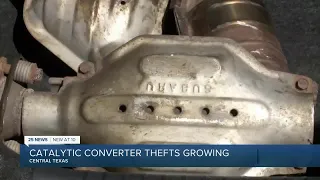 Catalytic converter thefts growing in Central Texas