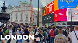 England, London City Streets Tour | 4K Virtual Walking Tour, 2023 London Summer Walk