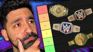 Ranking EVERY WWE Championship Belt  (WWE TIER LIST)