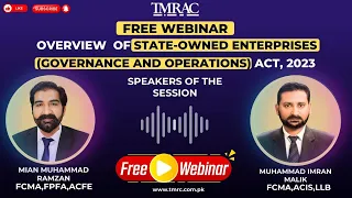 OVERVIEW OF  STA﻿TE-OWNED ENTERPRISES (GOVERNANCE AND OPERATIONS) ACT, 2023 | TMRAC