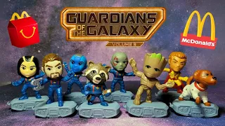4K FULL SET GUARDIANS OF THE GALAXY VOL. 3 MCDONALD'S HAPPY MEAL  APRIL 2023! MARVEL COLLECTION!