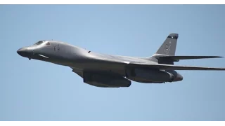 U.S. Air Force B-1B Bomber Flyover