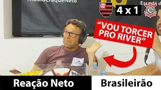 Reações do Craque Neto Corinthians PERDENDO de 4 para o Flamengo (03/11/2019) | Brasileirão 2019