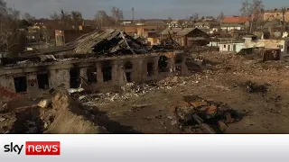 Ukraine War: Drone footage shows tanks and artillery destroyed