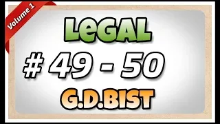 # 49 - 50 | 105 wpm | Legal | G.D.Bist | Volume 1